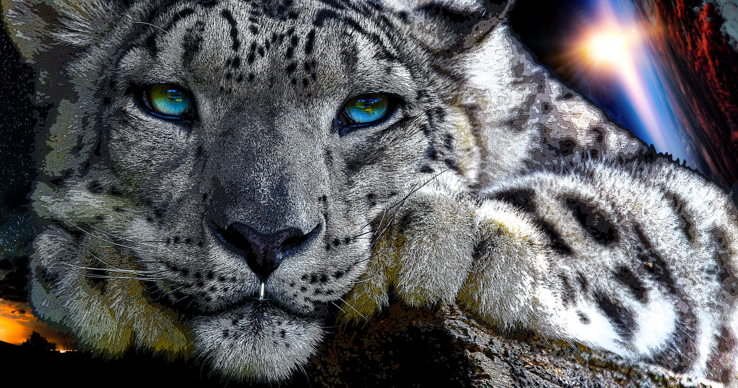 Cosmic Snow Leopard